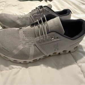 On Running Gray Athletic Shoes with Modern Design